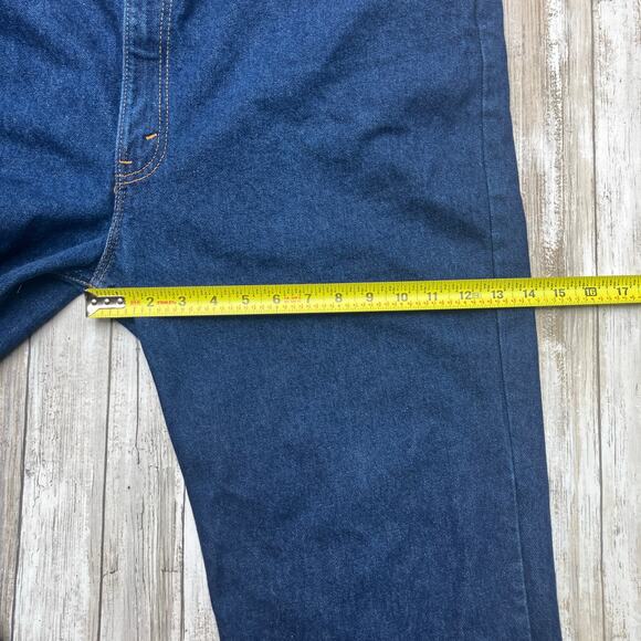 VTG Levi’s 517 Denim Jeans 46x30 (act 44x29) 80s Orange Tab USA Made Straight - Picture 8 of 15